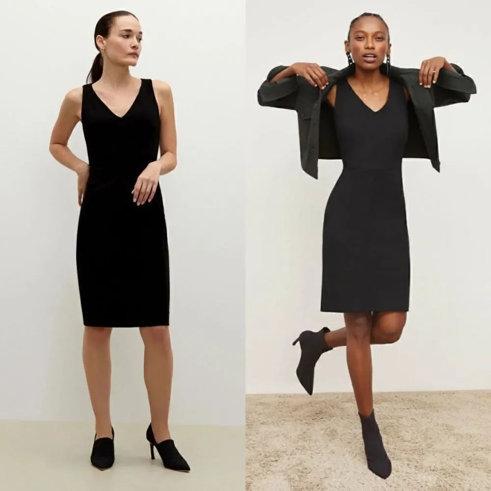 M.M. LaFleur Rachel V-Neck Dress